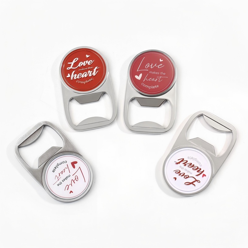 Ímãs de geladeira abridores de garrafas de metal personalizados