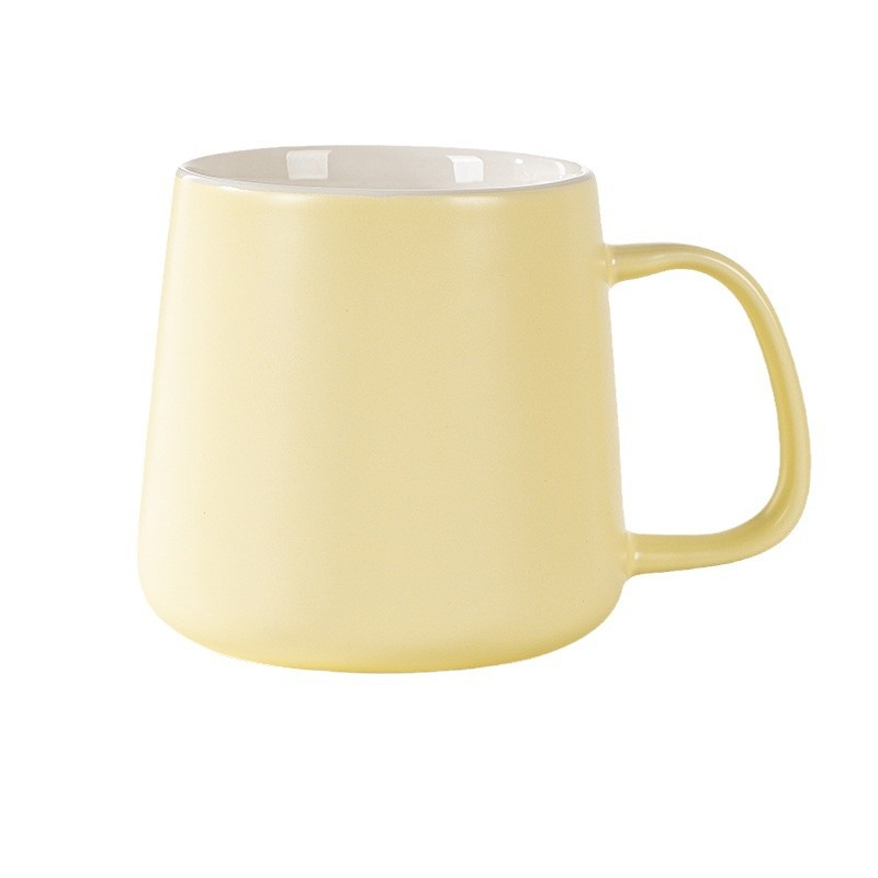 Copo de água feito sob encomenda do logotipo 400ml da caneca de café cerâmica minimalista nórdica