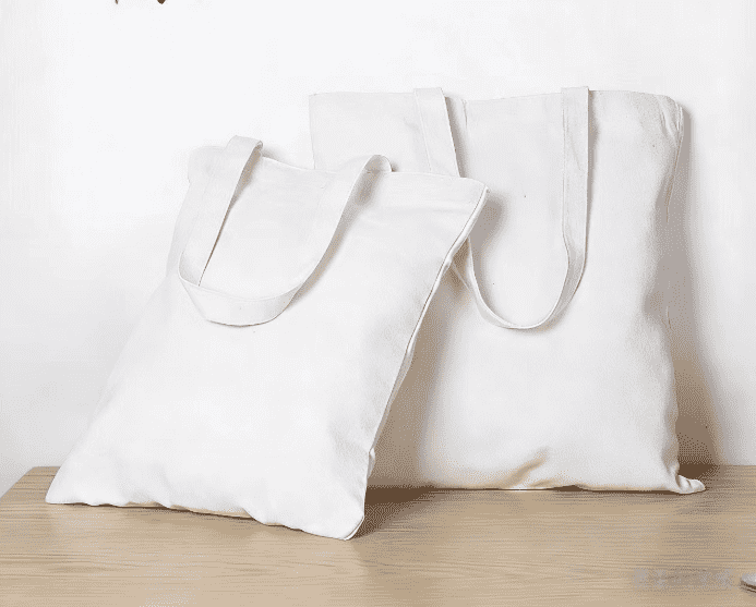 Sacola de lona personalizada em branco