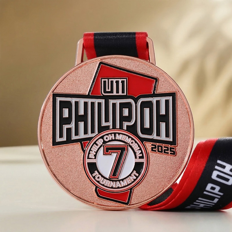Medalhas esportivas personalizadas para prêmios de competição