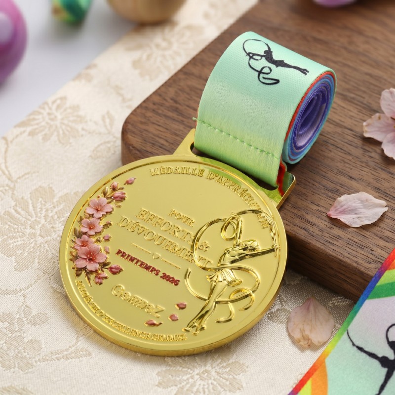 Medalhas esportivas personalizadas para prêmios de competição
