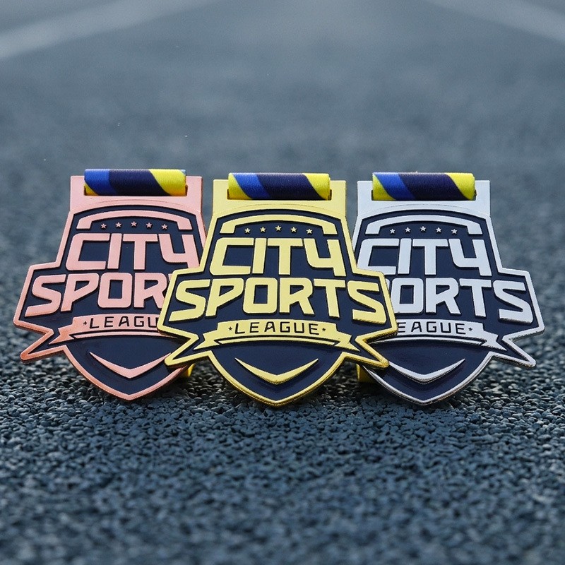 Medalhas esportivas recortadas personalizadas