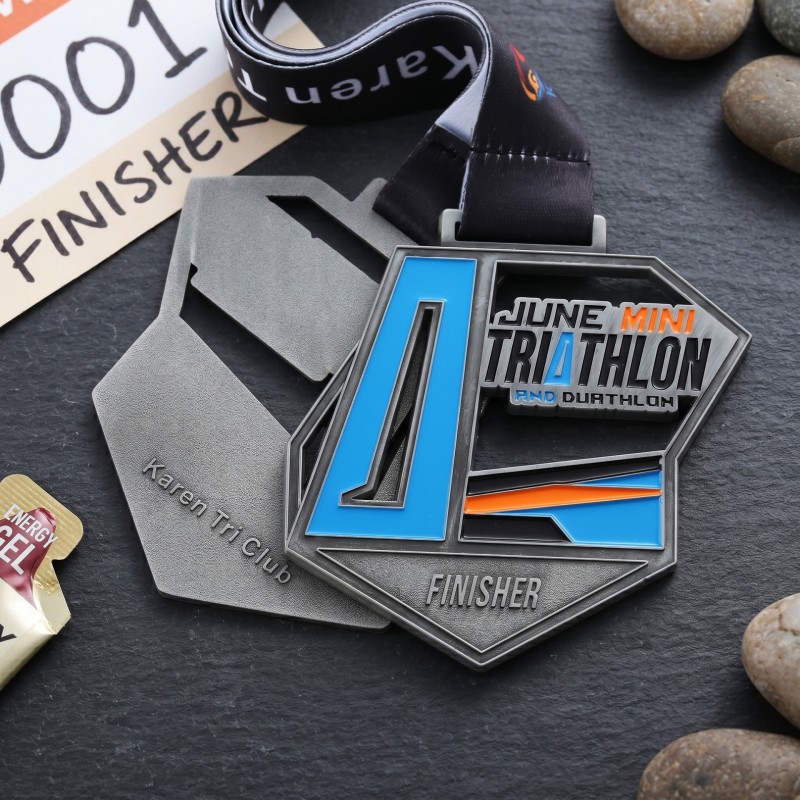 Medalhas esportivas recortadas personalizadas