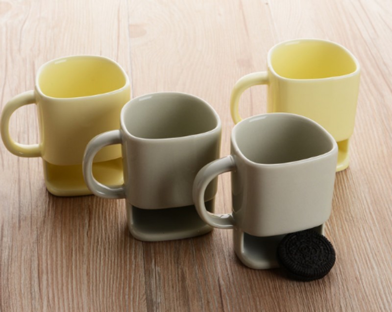Caneca de Bolso de Biscoito de Cerâmica Caneca de Bolso de Biscoito de Cerâmica
