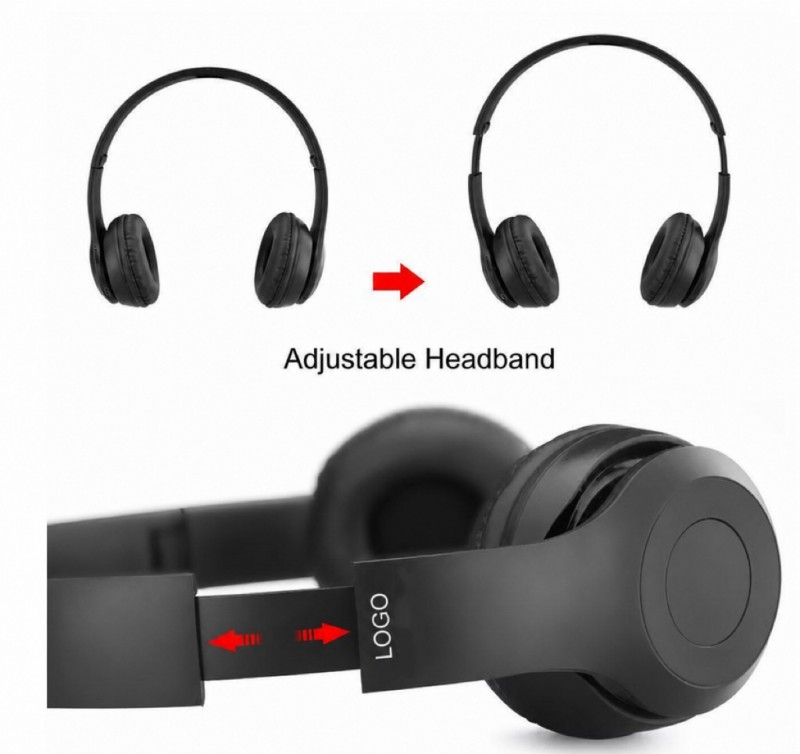Fones de ouvido intra-auriculares Bluetooth sem fio P47