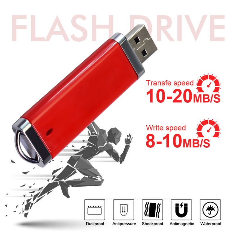 Pendrive de plástico USB 2.0 Flash Drive Memory Stick Pendrive de plástico USB 2.0 Flash Drive Memory Stick