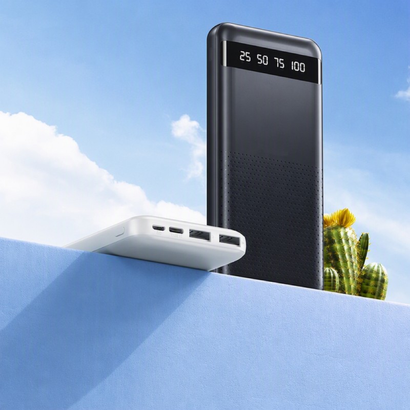 Power Bank de carregamento rápido de 10000mAh com porta tipo C