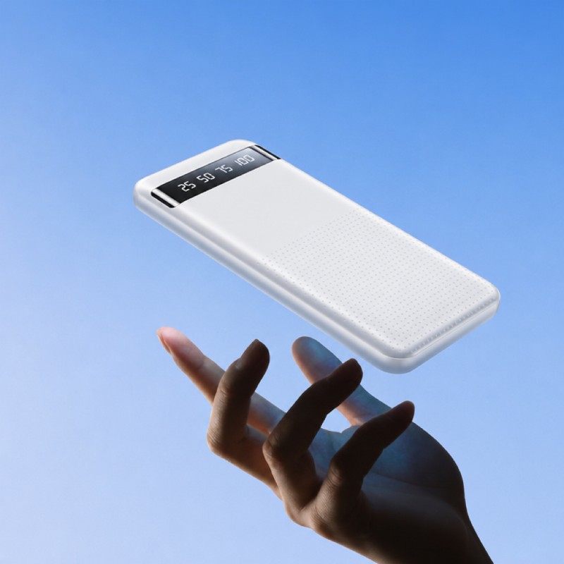 Power Bank de carregamento rápido de 10000mAh com porta tipo C