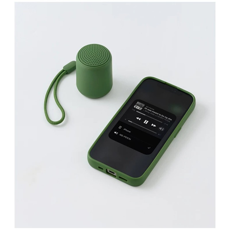 Mini alto-falante Bluetooth portátil com logotipo personalizado
