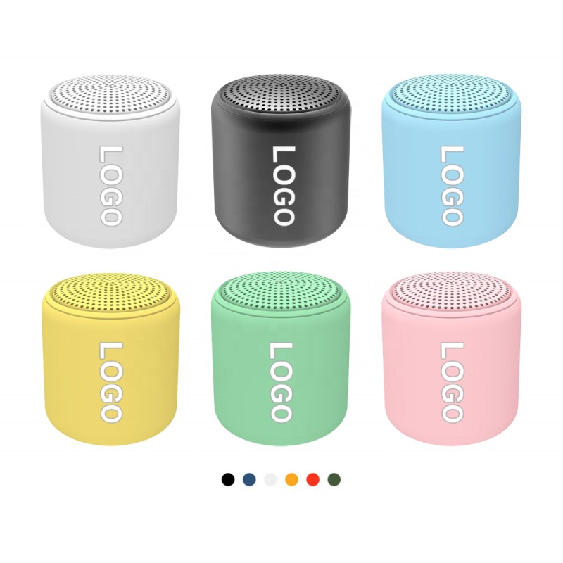 Mini alto-falante Bluetooth portátil com logotipo personalizado