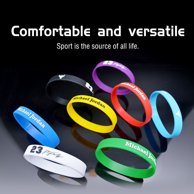 Pulseiras esportivas de silicone personalizadas