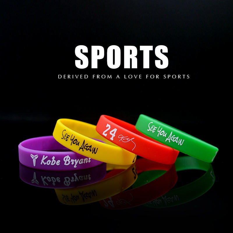 Pulseiras esportivas de silicone personalizadas