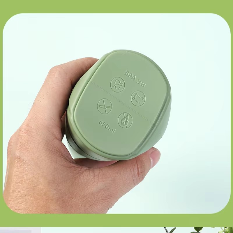 Garrafa de água esportiva portátil dobrável de silicone