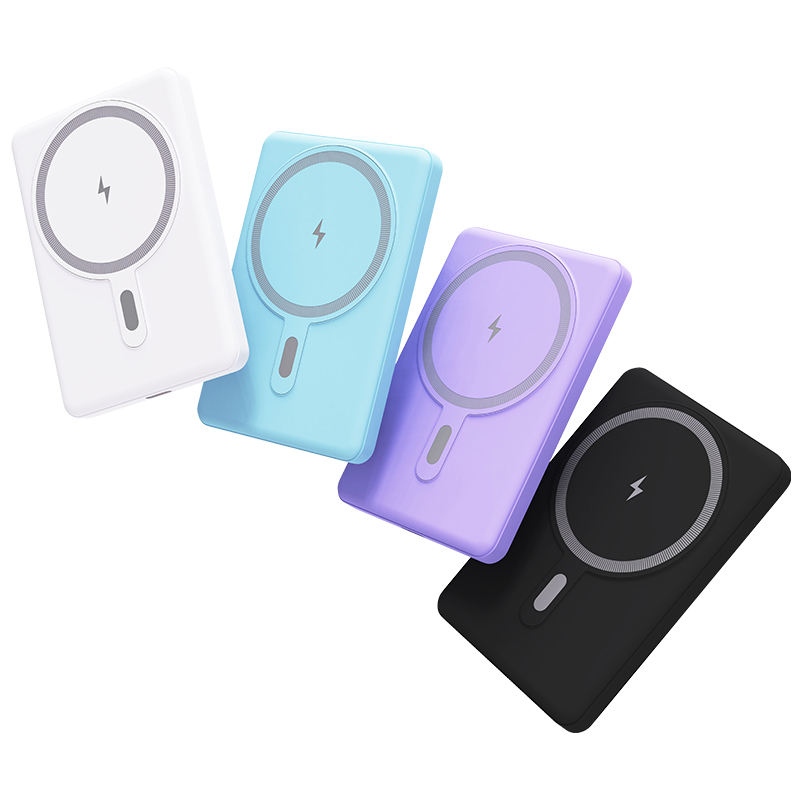 Mini banco de potência portátil magnético de 20 W