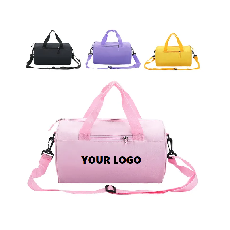 Bolsa de ginástica cilíndrica personalizada Bolsa de ginástica cilíndrica personalizada