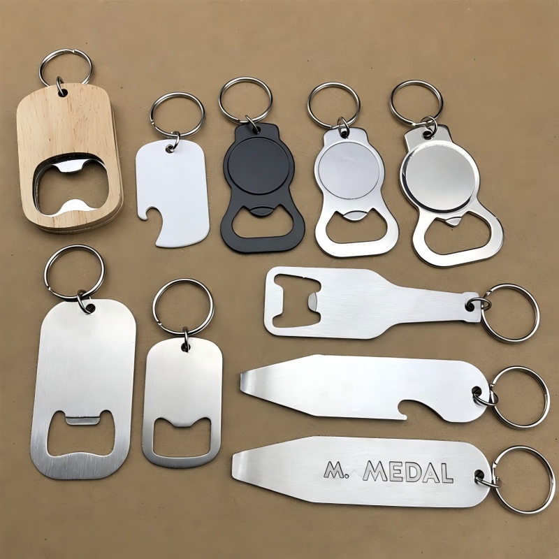 Chaveiros abridores de garrafas em formato de logotipo personalizado Chaveiros abridores de garrafas em formato de logotipo personalizado