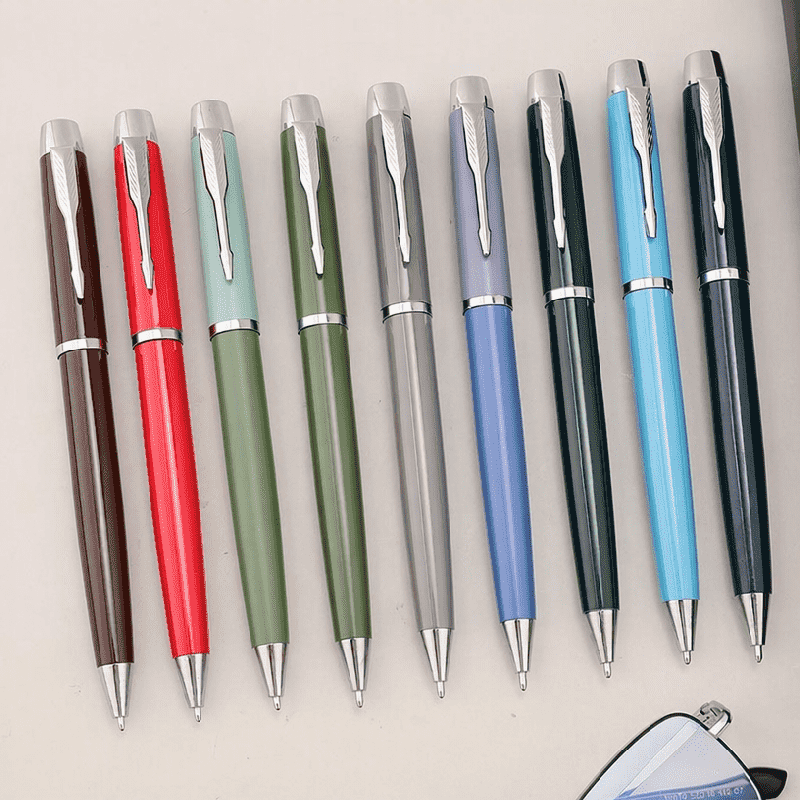 Caneta esferográfica de metal com logotipo personalizado Caneta para presente de escritório comercial Caneta esferográfica de metal com logotipo personalizado Caneta para presente de escritório comercial