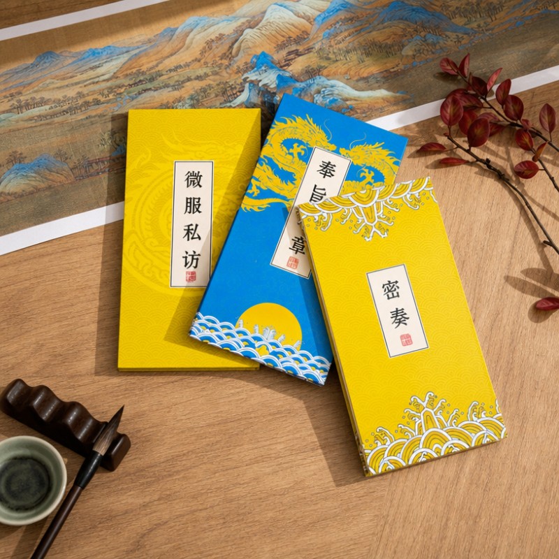 Livro de coleção de selos com dobra de acordeão estilo chinês