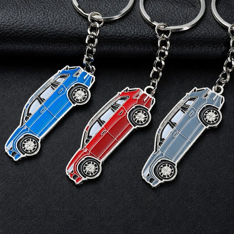 Chaveiros personalizados em formato de carro