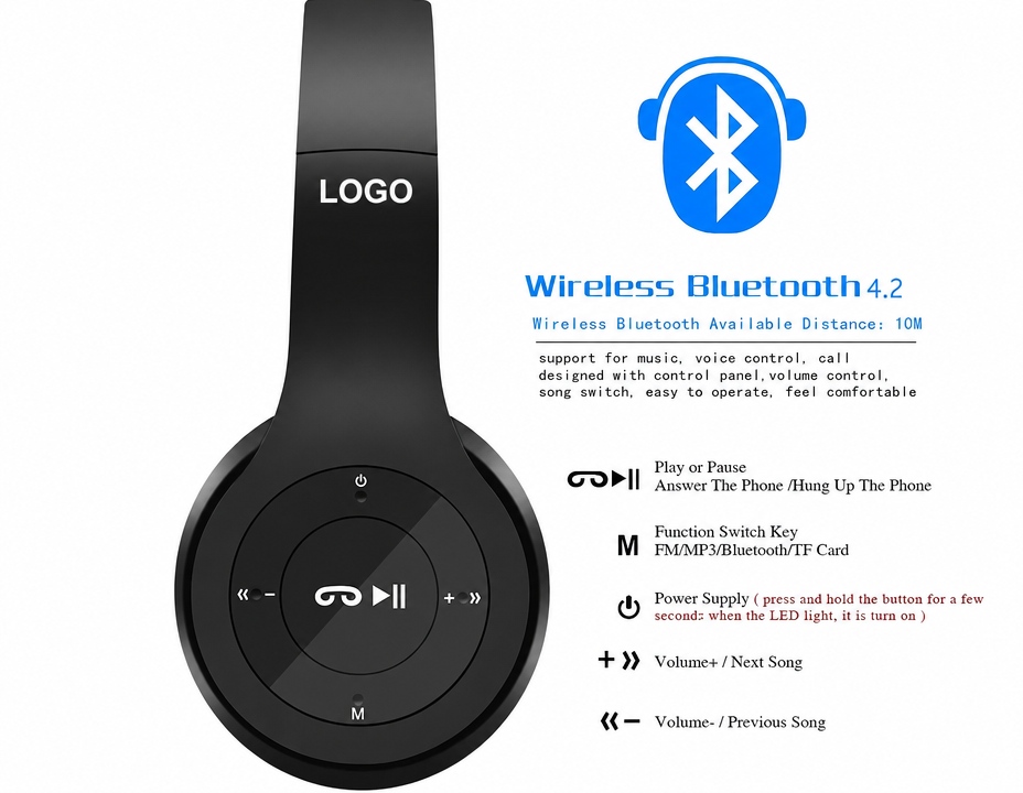 Fones de ouvido intra-auriculares Bluetooth sem fio P47 Fones de ouvido intra-auriculares Bluetooth sem fio P47